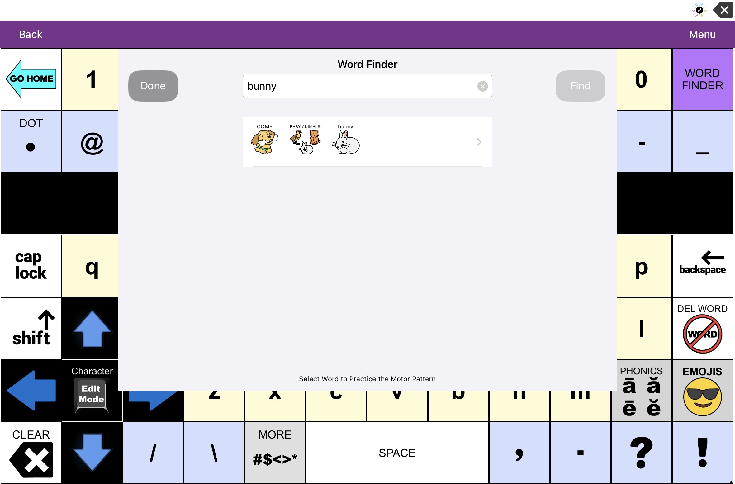 Unity Word Finder Screenshot