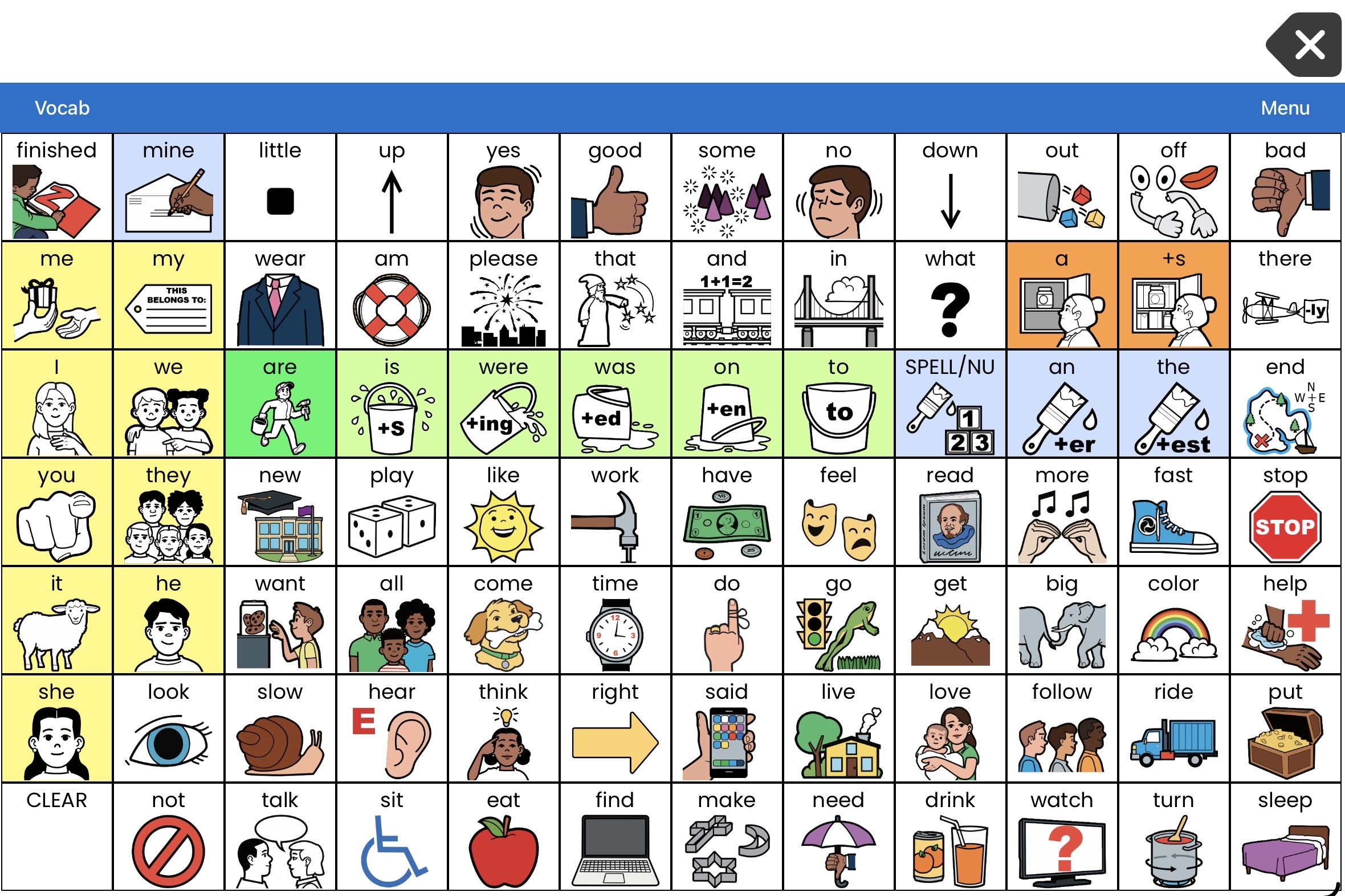LAMP Words for Life English Screenshot
