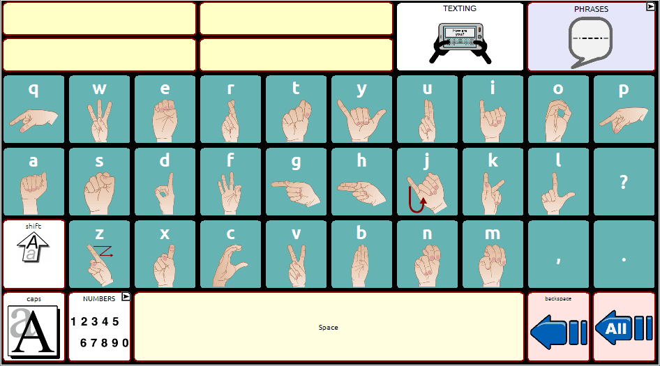 Spelling Sign Language SymbolStix Screenshot