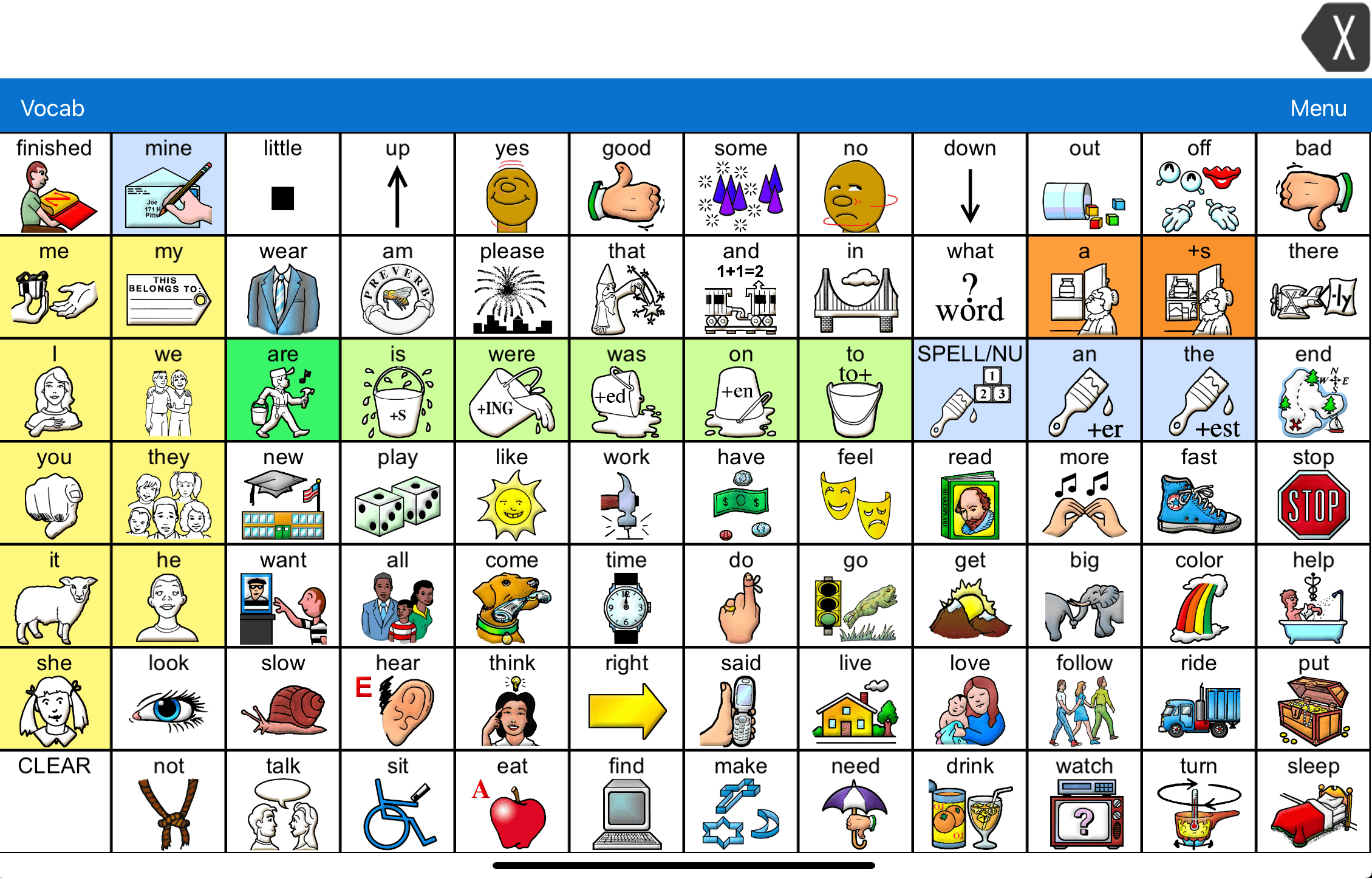 LAMP Words for Life English Screenshot
