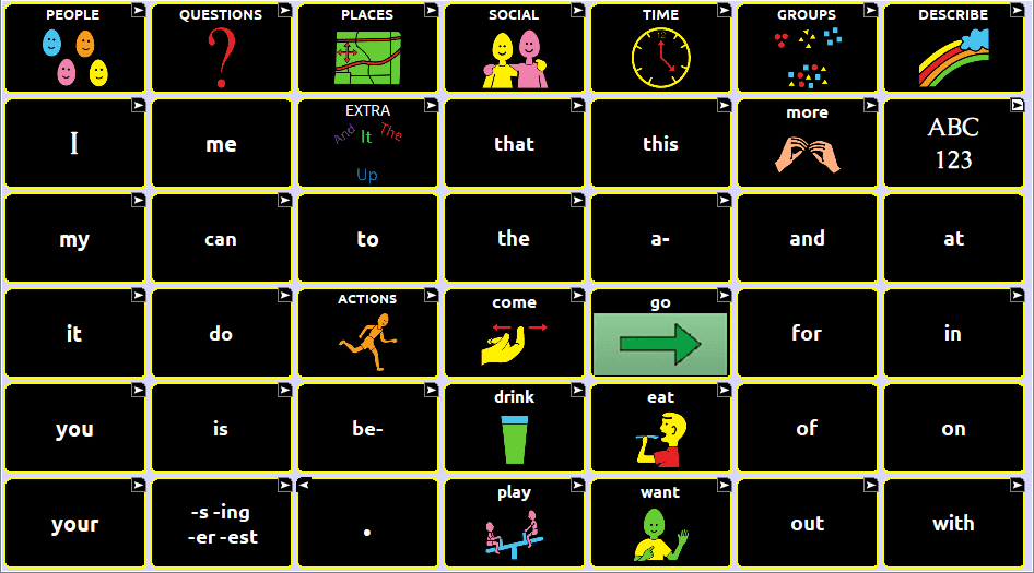 WordPower 42 PCS High Contrast Screenshot