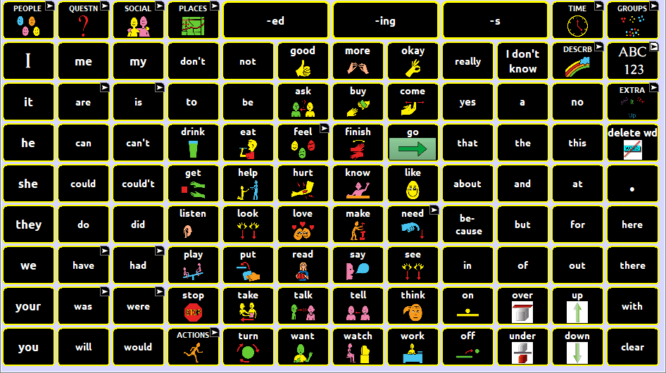 WordPower 108 PCS High Contrast Screenshot