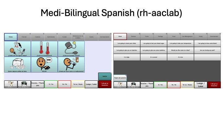 Medi-Bilingual Spanish (RH-AACLab) Screenshot